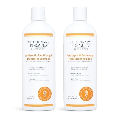 Veterinary Formula Clinical Care Antiseptic and Antifungal shampoo twin pack