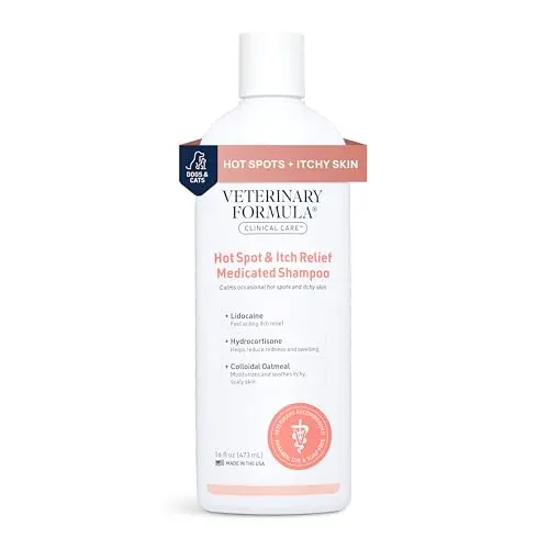 Veterinary Formula Clinical Care Hot Spot and Itch Relief Shampoo bottle