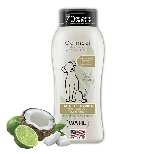Wahl Oatmeal Pet Shampoo for dogs with dry, itchy skin