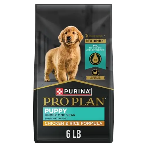 Purina Pro Plan High Protein Puppy Food Shredded Blend bag