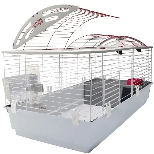 Living World Deluxe Hybrid Habitat with balcony and hideaway for small animals