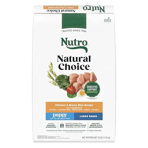 Nutro Natural Choice Large Breed Puppy Chicken & Brown Rice dry dog food