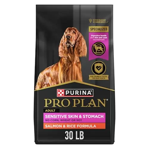 Purina Pro Plan Sensitive Skin and Stomach salmon and rice dog food