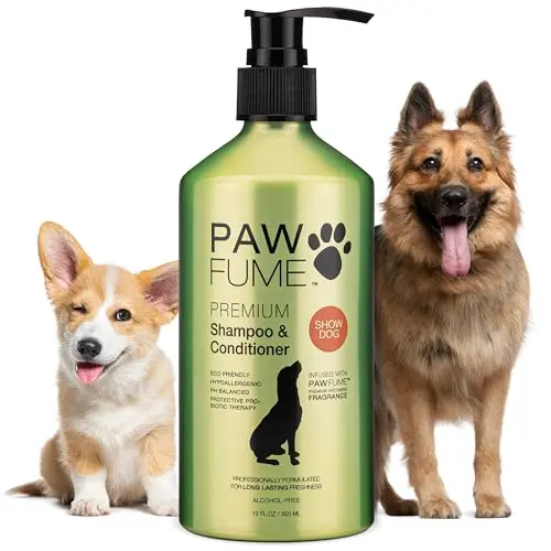 PAWFUME Deshedding Dog Shampoo and Conditioner in one bottle