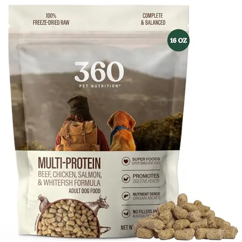 360 Pet Nutrition freeze-dried raw multi-protein dog food