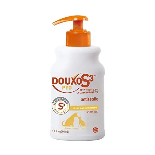 Douxo S3 Pyo Shampoo 6.7oz trial size bottle