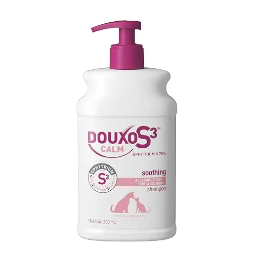 Douxo S3 Calm Shampoo bottle for dogs and cats with itchy skin