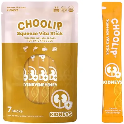 Choolip Squeeze Vita Sticks lickable paste treats for dogs and cats