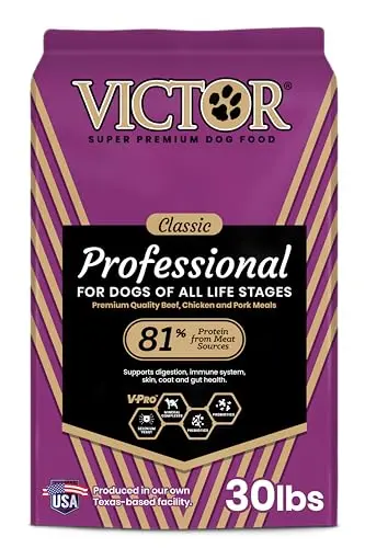 VICTOR Professional dry dog food bag for active dogs