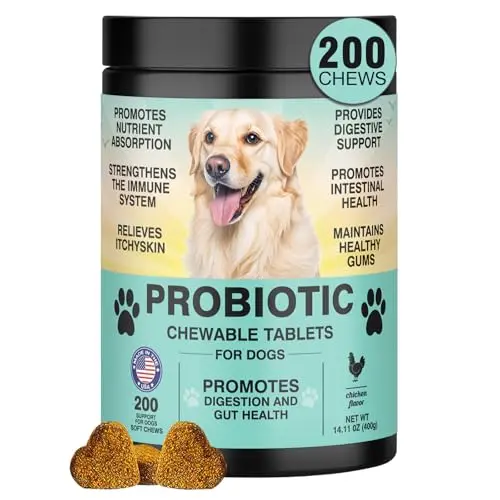 TzzyiC Probiotic chewable tablets for dogs in chicken flavor
